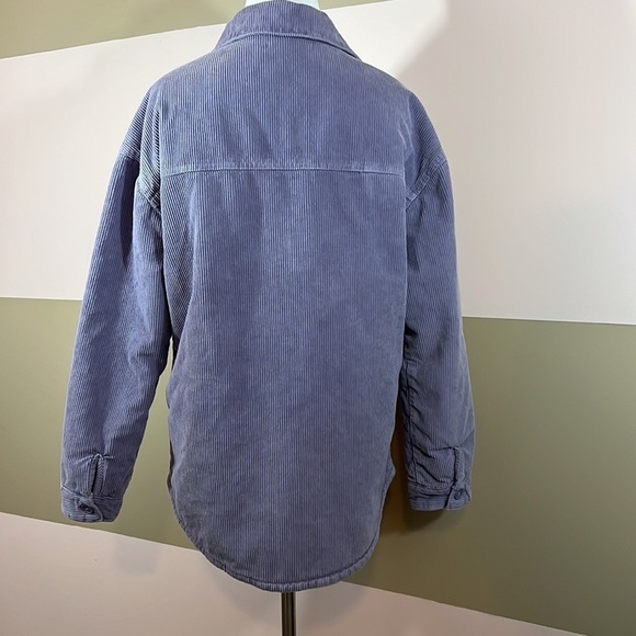Pac Sun Lavender Long Sleeve Corduroy Button-Down Jacket Size XS/S - Picture 4 of 9
